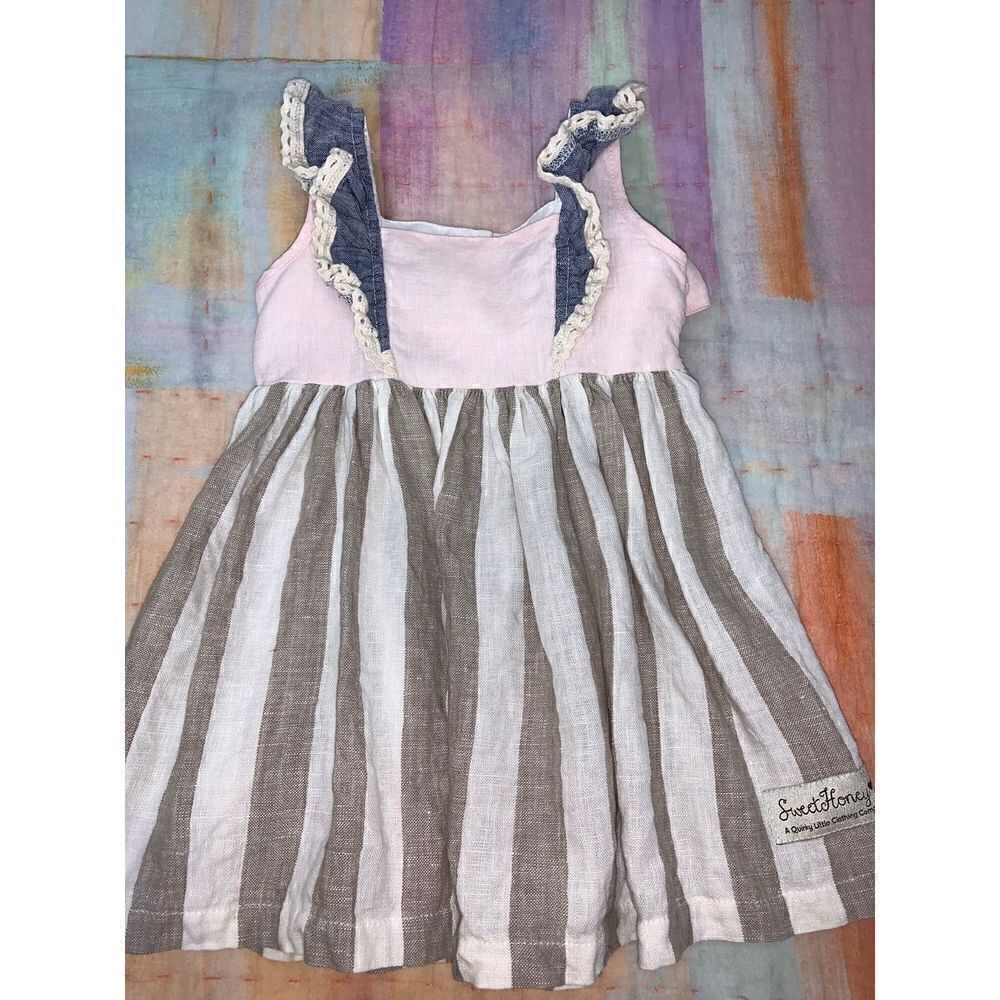 Sweethoney linen dress 12m